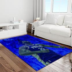 nba philadelphia 76ers basketball team logo sport carpet area rug home decor best gift for friends light room p7651