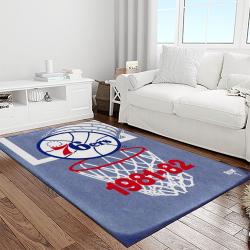 nba philadelphia 76ers basketball team logo sport carpet area rug home decor best gift for friends light room p7654