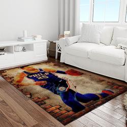 nba philadelphia 76ers basketball team logo sport carpet area rug home decor best gift for friends light room p7667