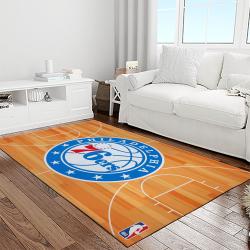 nba philadelphia 76ers basketball team logo sport carpet area rug home decor best gift for friends light room p7669