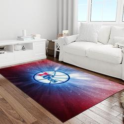 nba philadelphia 76ers basketball team logo sport carpet area rug home decor best gift for friends light room p7676