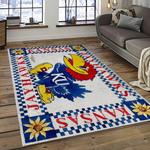 ncaa kansas jayhawks football team logo sport carpet area rug home decor best gift for friends dark room ksjk12