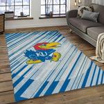 ncaa kansas jayhawks football team logo sport carpet area rug home decor best gift for friends dark room ksjk14