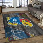 ncaa kansas jayhawks football team logo sport carpet area rug home decor best gift for friends dark room ksjk17