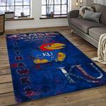 ncaa kansas jayhawks football team logo sport carpet area rug home decor best gift for friends dark room ksjk29
