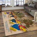 ncaa kansas jayhawks football team logo sport carpet area rug home decor best gift for friends dark room ksjk3