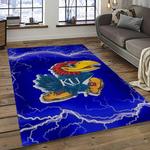 ncaa kansas jayhawks football team logo sport carpet area rug home decor best gift for friends dark room ksjk33