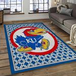 ncaa kansas jayhawks football team logo sport carpet area rug home decor best gift for friends dark room ksjk6
