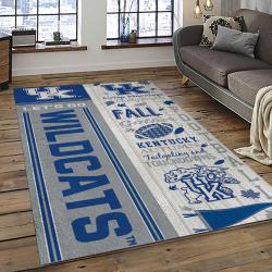 NCAA Kentucky Wildcats Football Team Logo Sport Carpet Area Rug Home Decor Best Gift For Friends KTWC13