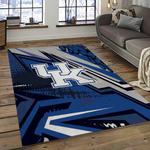 ncaa kentucky wildcats football team logo sport carpet area rug home decor best gift for friends dark room ktwc15