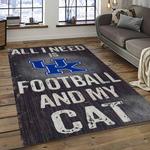 ncaa kentucky wildcats football team logo sport carpet area rug home decor best gift for friends dark room ktwc19