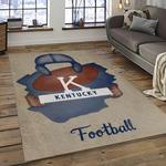 ncaa kentucky wildcats football team logo sport carpet area rug home decor best gift for friends dark room ktwc28
