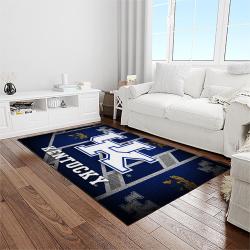ncaa kentucky wildcats football team logo sport carpet area rug home decor best gift for friends light room ktwc18