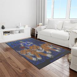 ncaa kentucky wildcats football team logo sport carpet area rug home decor best gift for friends light room ktwc2