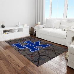 ncaa kentucky wildcats football team logo sport carpet area rug home decor best gift for friends light room ktwc25