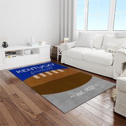 ncaa kentucky wildcats football team logo sport carpet area rug home decor best gift for friends light room ktwc27