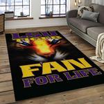 ncaa lsu tigers basketball team logo sport carpet area rug home decor best gift for friends dark room lsu1
