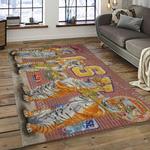 ncaa lsu tigers basketball team logo sport carpet area rug home decor best gift for friends dark room lsu11