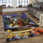ncaa lsu tigers basketball team logo sport carpet area rug home decor best gift for friends dark room lsu14