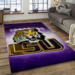 ncaa lsu tigers basketball team logo sport carpet area rug home decor best gift for friends dark room lsu16