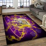 ncaa lsu tigers basketball team logo sport carpet area rug home decor best gift for friends dark room lsu17