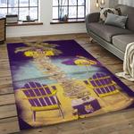 ncaa lsu tigers basketball team logo sport carpet area rug home decor best gift for friends dark room lsu22