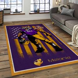 NCAA LSU Tigers Basketball Team Logo Sport Carpet Area Rug Home Decor Best Gift For Friends LSU29