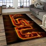 ncaa lsu tigers basketball team logo sport carpet area rug home decor best gift for friends dark room lsu6
