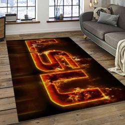 NCAA LSU Tigers Basketball Team Logo Sport Carpet Area Rug Home Decor Best Gift For Friends LSU6