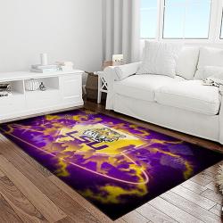 ncaa lsu tigers basketball team logo sport carpet area rug home decor best gift for friends light room lsu17