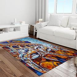 ncaa lsu tigers basketball team logo sport carpet area rug home decor best gift for friends light room lsu23