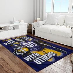 ncaa lsu tigers basketball team logo sport carpet area rug home decor best gift for friends light room lsu28