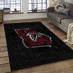 nfl atlanta falcons football team logo sport carpet area rug home decor best gift for friends dark room atfl5