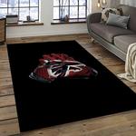 nfl atlanta falcons football team logo sport carpet area rug home decor best gift for friends dark room atfl8