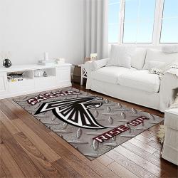 nfl atlanta falcons football team logo sport carpet area rug home decor best gift for friends light room atfl1