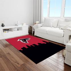 nfl atlanta falcons football team logo sport carpet area rug home decor best gift for friends light room atfl20