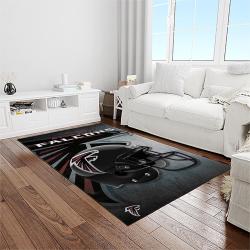 nfl atlanta falcons football team logo sport carpet area rug home decor best gift for friends light room atfl6