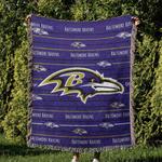 nfl baltimore ravens football team woven tapestry blanket amazing gift for fans and friends home decor brw13