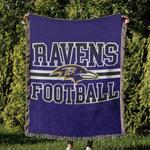 nfl baltimore ravens football team woven tapestry blanket amazing gift for fans and friends home decor brw25
