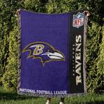 nfl baltimore ravens football team woven tapestry blanket amazing gift for fans and friends home decor brw28