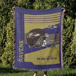 NFL Baltimore Ravens Football Team Woven Tapestry Blanket Amazing Gift For Fans And Friends Home Decor BRW8