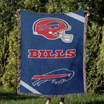 nfl buffalo bills football team woven tapestry blanket amazing gift for fans and friends home decor bbw10