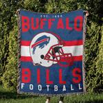 nfl buffalo bills football team woven tapestry blanket amazing gift for fans and friends home decor bbw14