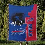nfl buffalo bills football team woven tapestry blanket amazing gift for fans and friends home decor bbw16