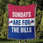 nfl buffalo bills football team woven tapestry blanket amazing gift for fans and friends home decor bbw19