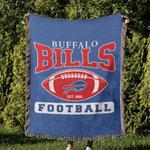 nfl buffalo bills football team woven tapestry blanket amazing gift for fans and friends home decor bbw27