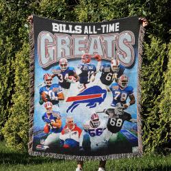 NFL Buffalo Bills Football Team Woven Tapestry Blanket Amazing Gift For Fans And Friends Home Decor BBW34