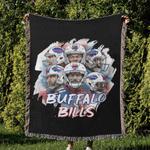 nfl buffalo bills football team woven tapestry blanket amazing gift for fans and friends home decor bbw35