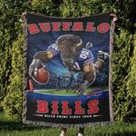 nfl buffalo bills football team woven tapestry blanket amazing gift for fans and friends home decor bbw39
