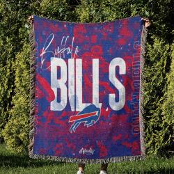 NFL Buffalo Bills Football Team Woven Tapestry Blanket Amazing Gift For Fans And Friends Home Decor BBW5